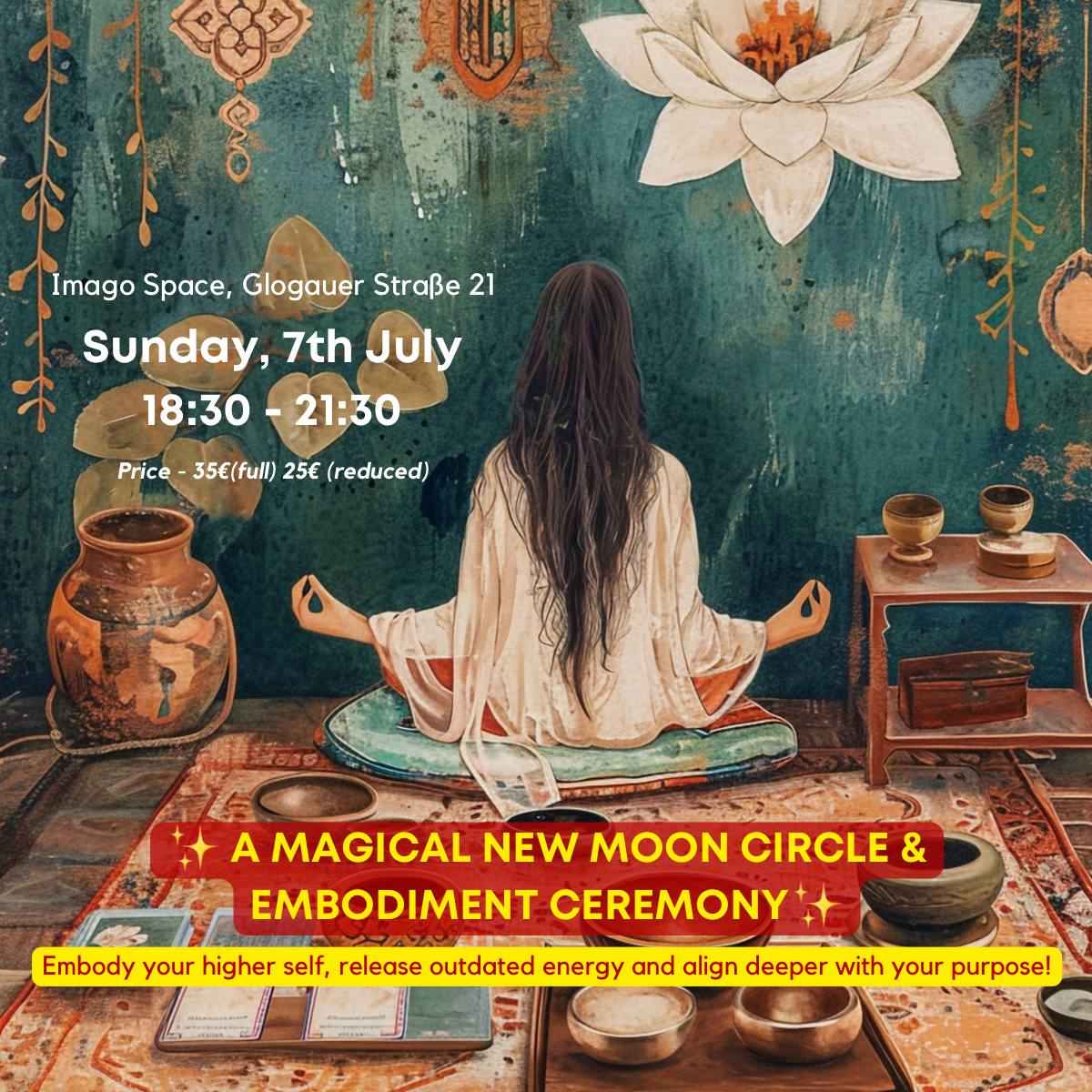 Magical New Moon Circle And Embodiment Ceremony